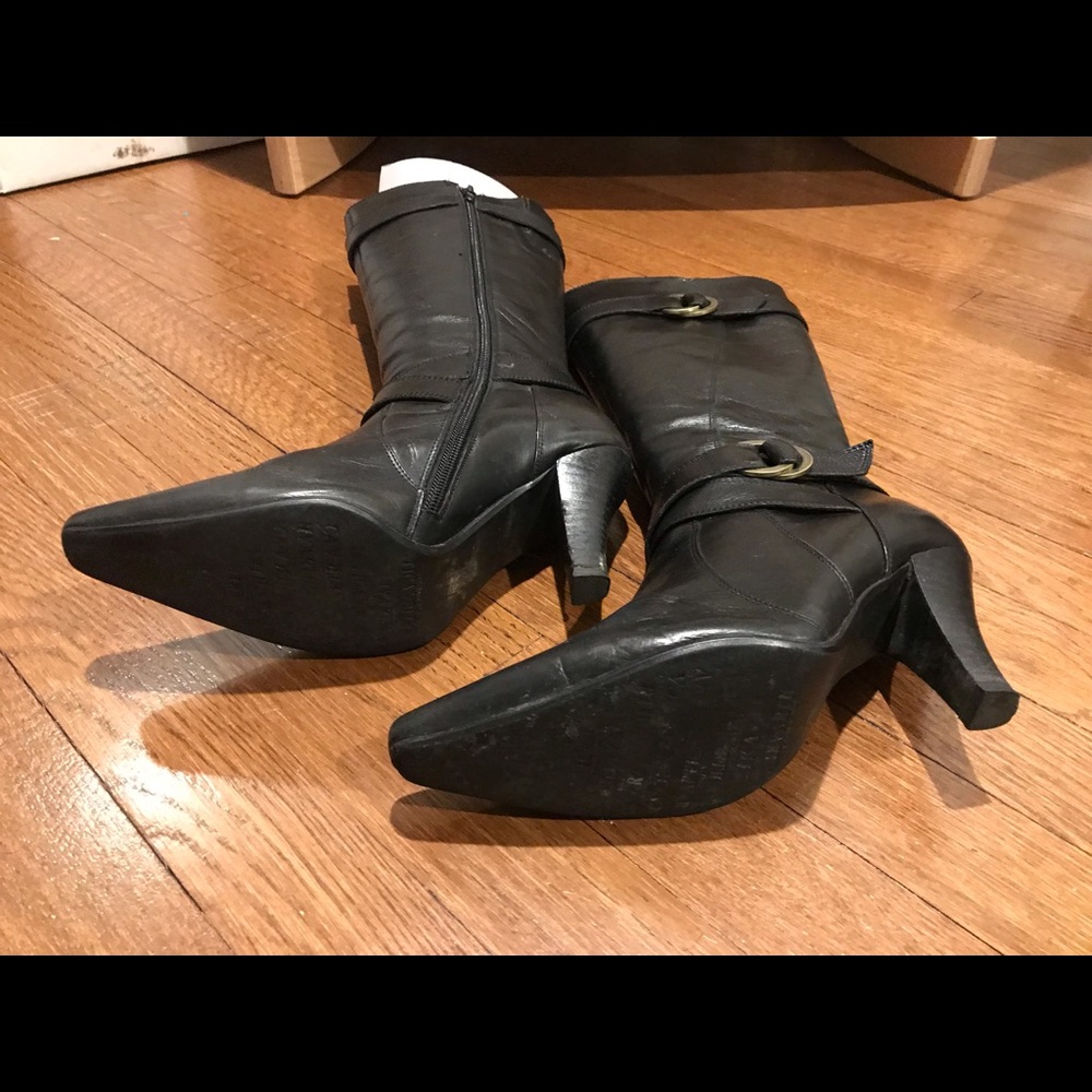 Black Leather Boots
